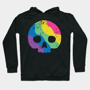 Skull Dot Rainbow Hoodie